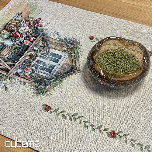 Gobelin terítő és sál GARDEN HOUSE