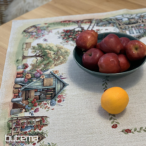 Gobelin terítő és sál GARDEN HOUSE