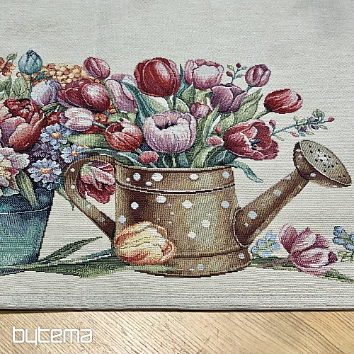 Gobelin terítő és sál TAVASZI CSOKOR