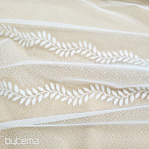 INGRID fehér jacquard függöny