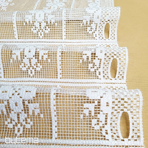 OTYLKA FEHÉR ólomüveg függöny