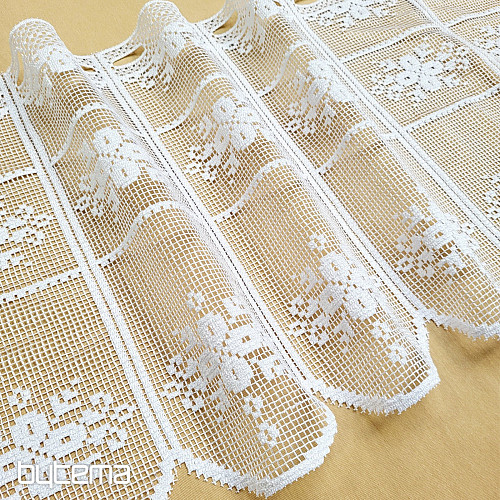 OTYLKA FEHÉR ólomüveg függöny