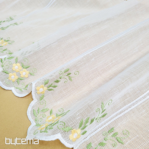 SÁRGA VIRÁGOK üvegfüggöny