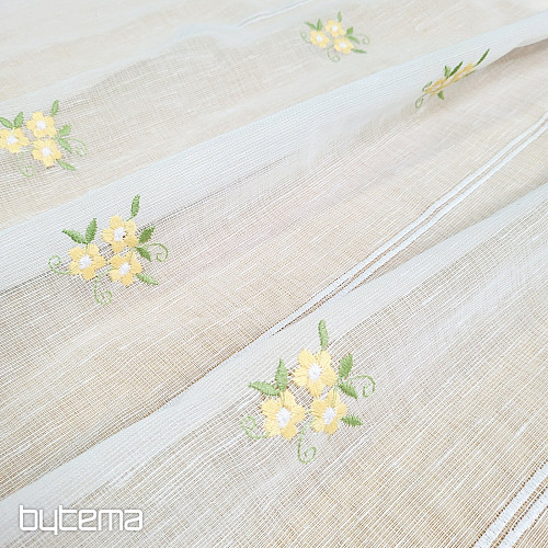 SÁRGA VIRÁGOK üvegfüggöny