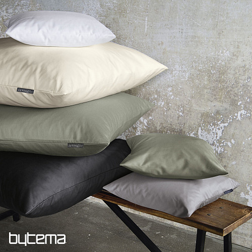 Szatén párnahuzat - zsálya 32