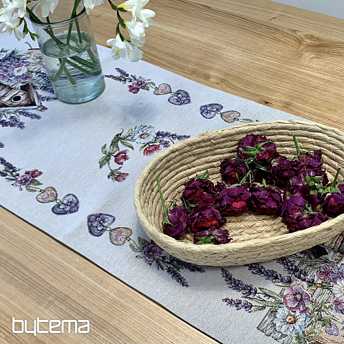 Gobelin terítő és sál MADÁRHÁZ