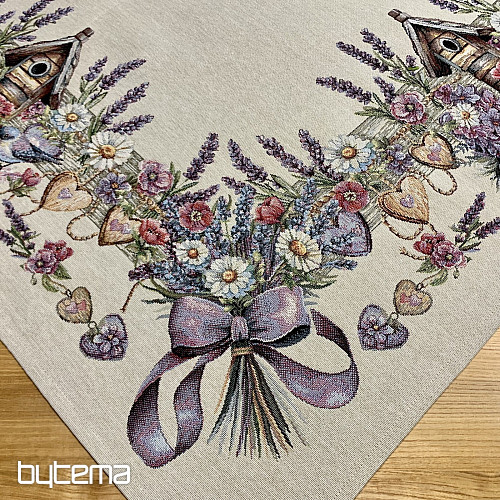 Gobelin terítő és sál MADÁRHÁZ