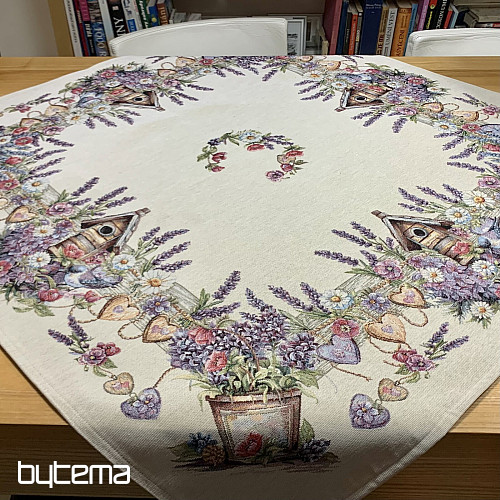 Gobelin terítő és sál MADÁRHÁZ