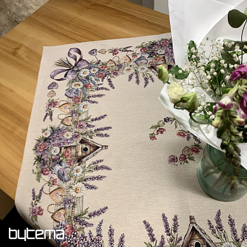 Gobelin terítő és sál MADÁRHÁZ