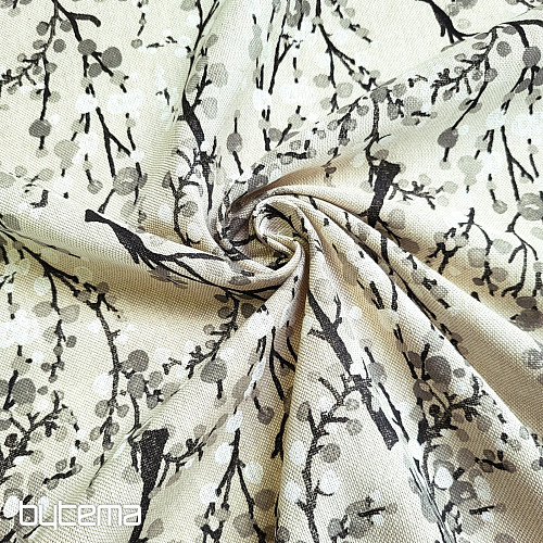 Dekoratív anyag TREE BUBBLES GREY