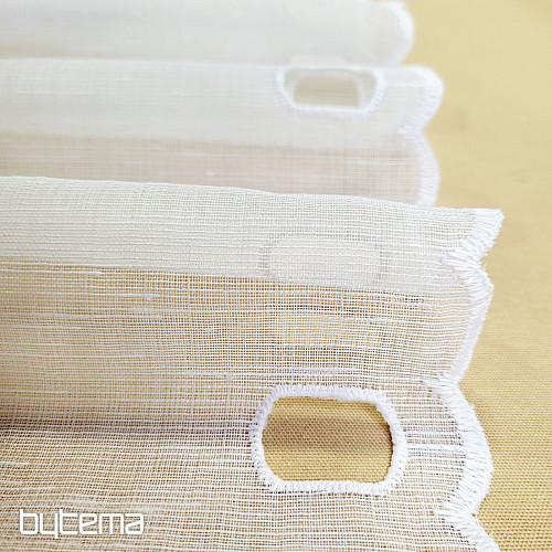 Ólomüveg függöny TULIPÁN MINI FEHÉR