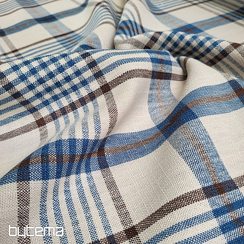 ANZOL KÉK Dekoratív szövet