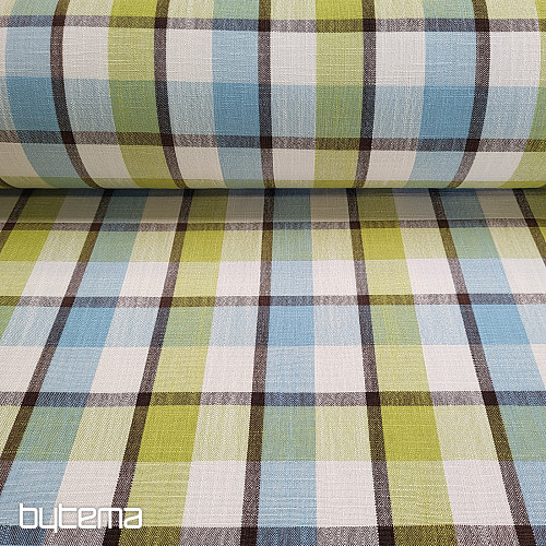 ATILA KÉK ZÖLD Dekoratív szövet