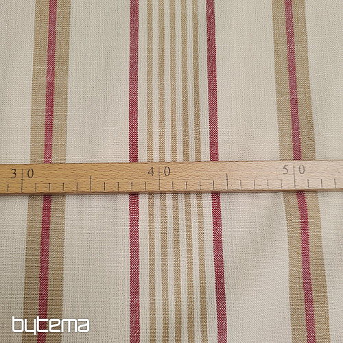 Dekoratív szövet TANGO RED