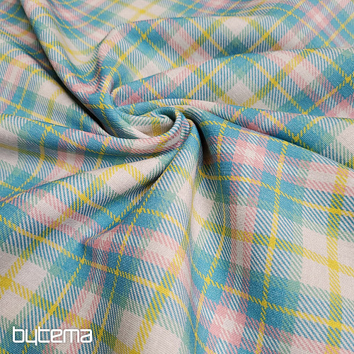 Dekoratív anyag DEMER ZÖLD RÓZSASZÍN