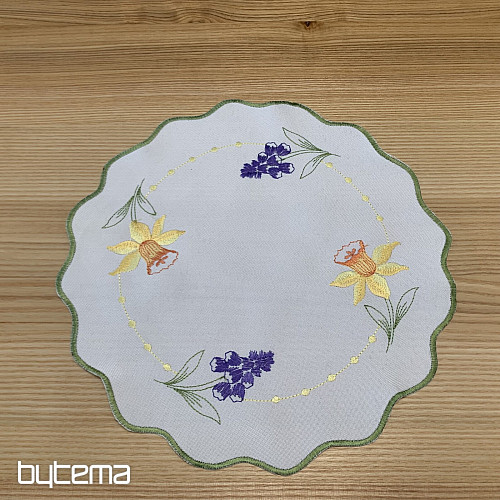 Hímzett terítő és sál NÁRCISZ ÉS HÓ LÁNYA