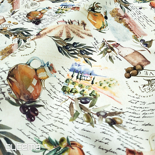 Dekoratív szövet OLIVY FARGA