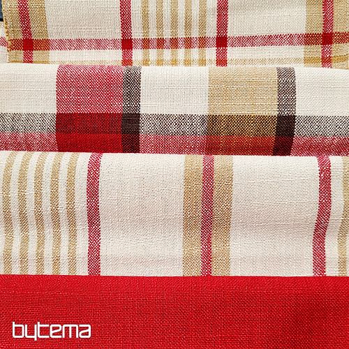 Dekoratív szövet VALS RED