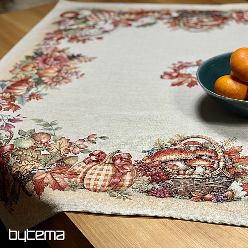 Gobelin terítő és sál GOMBA A SZÁLLÍTÓKOCSIBAN