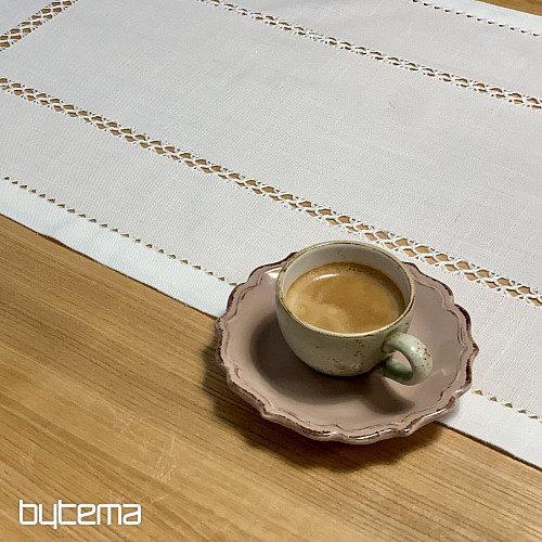 Asztalterítő és sál FEHÉR NYITÓ