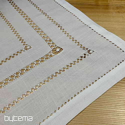 Asztalterítő és sál FEHÉR NYITÓ