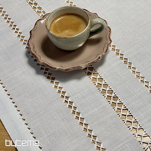 Asztalterítő és sál FEHÉR NYITÓ