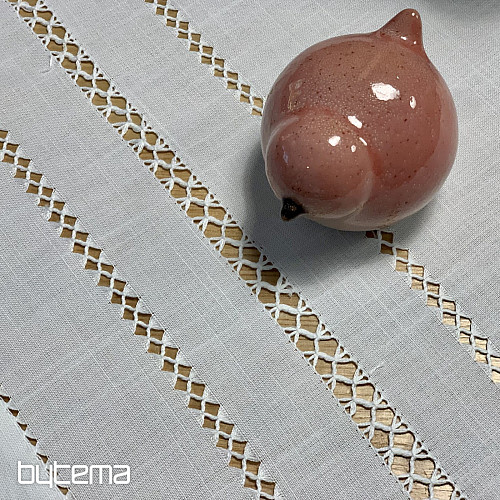 Asztalterítő és sál FEHÉR NYITÓ