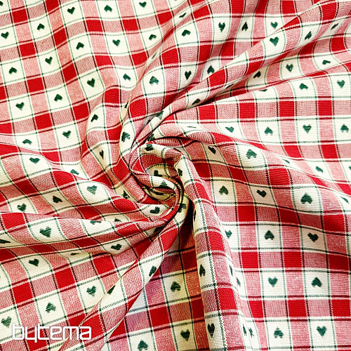 MAXI CORET piros dekoratív anyag