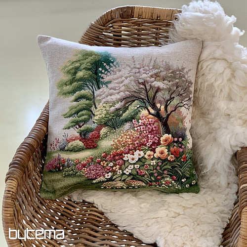 Gobelin párnahuzat CSENDÉLET A PARKBAN