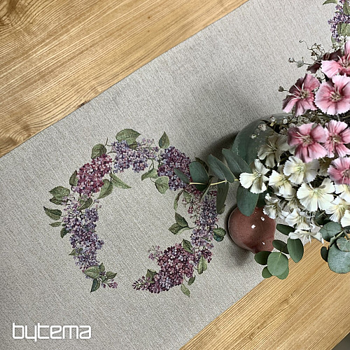 Gobelin terítő és sál LILA