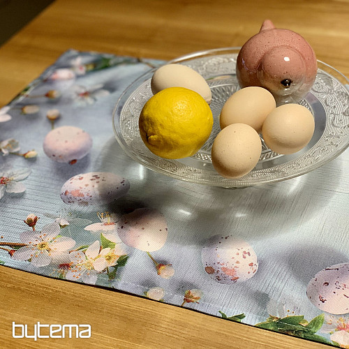 HÚSVÉTI terítő és sál virágokkal