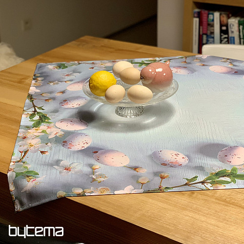 HÚSVÉTI terítő és sál virágokkal