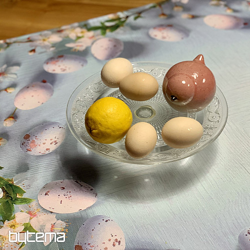 HÚSVÉTI terítő és sál virágokkal