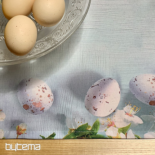 HÚSVÉTI terítő és sál virágokkal