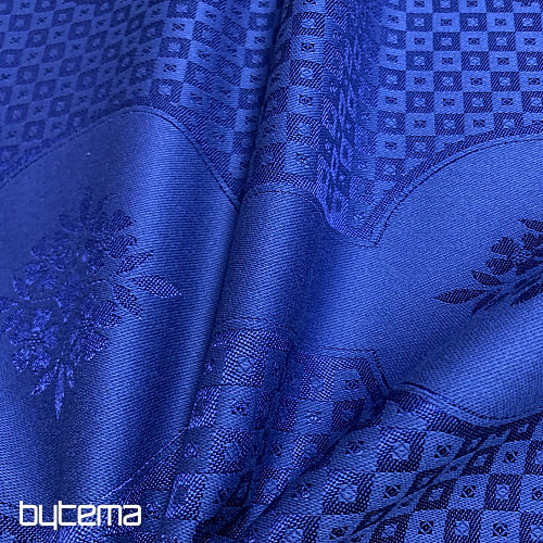 Asztalterítő DAMASZK sötétkék 130 x 230