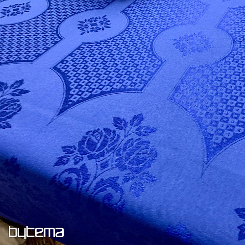 Asztalterítő DAMASZK sötétkék 130 x 230