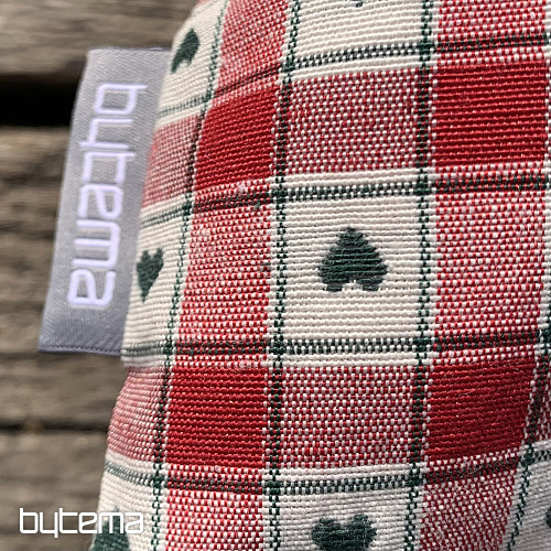 Dekoratív párnahuzat MAXI CORET piros