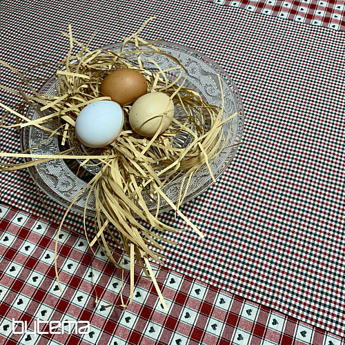 MAXI CORET terítő és sál piros