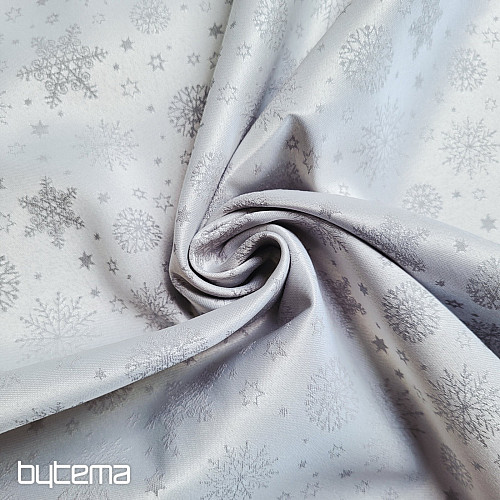 Dekoratív egyszínű anyag PELYHEK KEVERÉK SZÜRKE