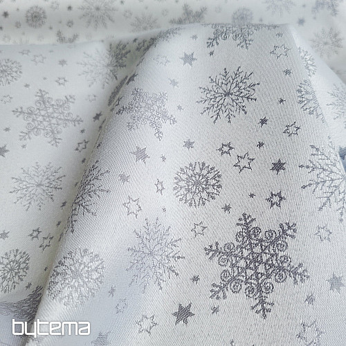 Dekoratív egyszínű anyag PELYHEK KEVERÉK SZÜRKE