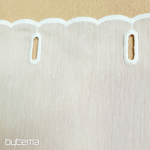 Függöny ólomüveghez GERSTER 11885 krémszínű