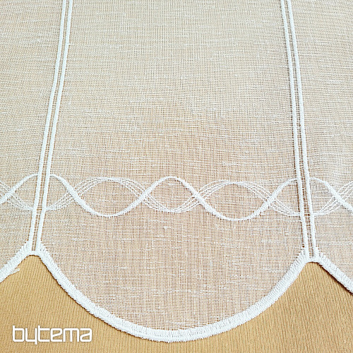 Függöny ólomüveghez GERSTER 11883 fehér