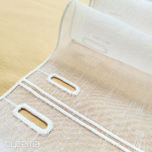 Függöny ólomüveghez GERSTER 11883 fehér