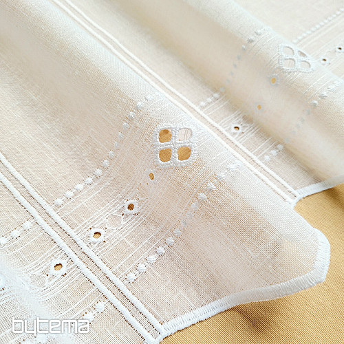 Függöny ólomüveghez GERSTER 11884 fehér