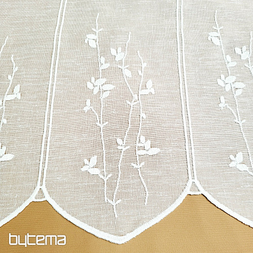 Függöny ólomüveghez GERSTER 11886 krémszínű