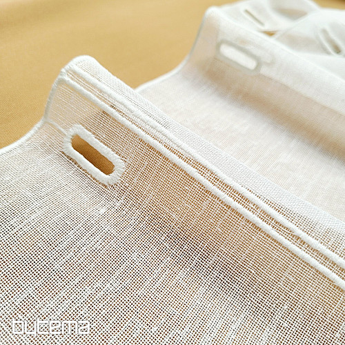 Függöny ólomüveghez GERSTER 11886 krémszínű