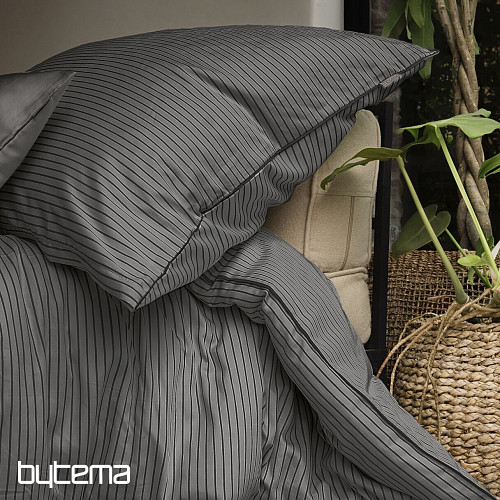 IRISETTE luxus pamutszatén TOKIO 8607-11 szürke