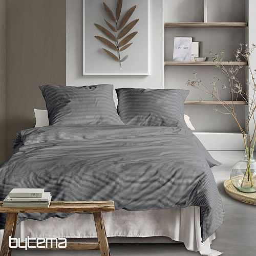 IRISETTE luxus pamutszatén TOKIO 8607-11 szürke