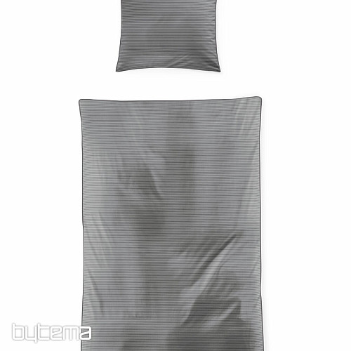 IRISETTE luxus pamutszatén TOKIO 8607-11 szürke