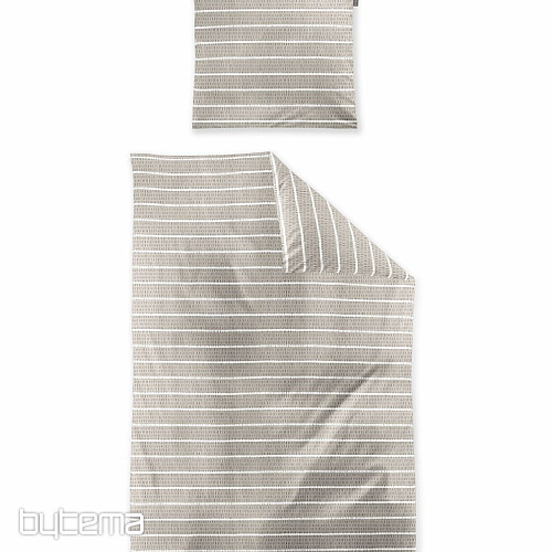 IRISETTE luxus puha krepp EASY 8548-80 Csíkos bézs